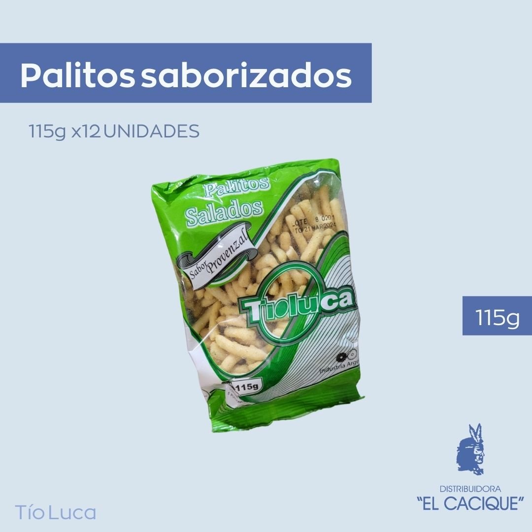 PALITO SABORIZADO 12 X 115 GR. TIO LUCA
